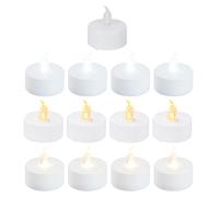 Pack of 13 Compact Tealight Led for Printing Crafting Ideal for Festival Creating Decorative LED Flame Lights Warm White