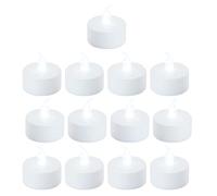 Pack of 13 Compact Tealight Led for Printing Crafting Ideal for Festival Creating Decorative LED Flame Lights Warm White