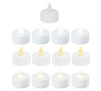 Pack of 13 Compact Tealight Led for Printing Crafting Ideal for Festival Creating Decorative LED Flame Lights Warm White