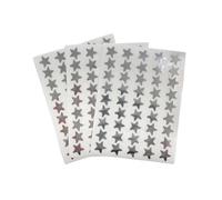 Pack of 135 Silver Foil 15mm Self-Adhesive Stars