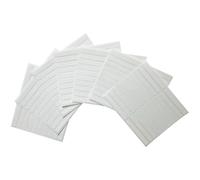 Pack of 140 White 6x50mm Rectangular Labels - Adhesive Stickers