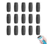 Pack of 15 Callus Remover Replacement Rollers, Pedicure Rollers, Extra Coarse Refills for Electric Foot File, Pedicure Rollers for Removing Hard Skin and Calluses