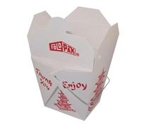 Pack of 15 Chinese Take Out Boxes PAGODA 8 oz / Half Pint Party Favor and Food Pail