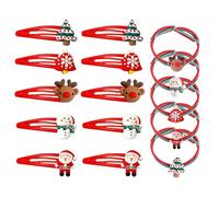 Pack of 15 Christmas Hair Accessories, Hair Clips, Christmas Glitter, Christmas Hair Clips, Christmas Decoration Hair Accessories, Reindeer Clips, Hair Pins Headband