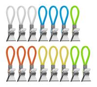 Pack of 15 Hangers for Towels, Towel Clips Set, Colourful Towel Hanger Clips, Towel Clips, Towel Clips for Homes, Kitchens, Bathrooms