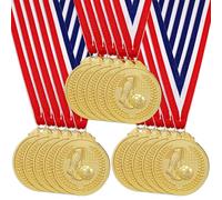 Pack of 15 medals for children: medals children's birthday football medals children's birthday medals football for a children's birthday party for children and adults sports football, party favour