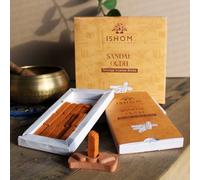 Pack Of 15 Natural Incense Smudge Bricks And Burner Sandal Wood