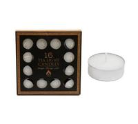 Pack Of 16 4-Hour Unscented Tealight Candles