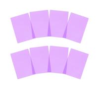Pack of 16 A5 Plain Purple Dyslexia Overlay Reading Sheets - PET Material, Rounded Corners
