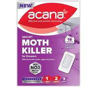 Pack of 16 Acana Moth Killer & Freshener Sachets with Lavender Fragrance