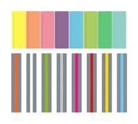 Pack of 16 Dyslexia Reading Aid Ruler, Reading Aid Children, Multicoloured Reading Ruler, Dyslexia Reading Marking Strips Visual Stress, Reading Aids for Children, for Dyslexia, ADHD