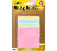 Pack Of 16 Sticky Notes Adhesive Paper Removable Notes Sheets Coloured Set New