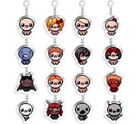 Pack of 16 The Binding of Is Aac Keychain The Binding of Is Aac Figure Cosplay Keyring Pendant The Binding of Is Aac Acryl Chain Decorations