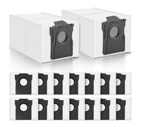 Pack of 16 Vacuum Cleaner Bags for Dreame L10s Ultra Gen 2 / X50 Ultra Complete / L40s / L40 Ultra / Matrix10 Ultra / Aqua10 Ultra / L10s / X30 / X40 / Mova E30 Ultra / P50 Pro Ultra Robot Vacuum