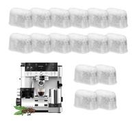 Pack of 16 Water Filters for Ninja Luxe Cafe, Accessories for Ninja Luxe Cafe, Coffee Machine Accessories, Water Filter Inserts, Activated Carbon Filter for Coffee Machines, Compatible with ES601EU
