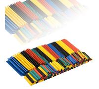 Pack of 164 Heat Shrink Tubes, EVA Material Solating Heat Shrink Tubing, Electrical Wire Cable Wrap Assortment, for Electrical Solening, Cable Repairs and Wire Connections