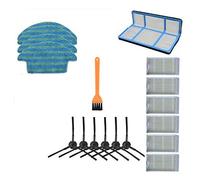 Pack of 18 for V55 Pro Mop Fabric Side Brush Hepa Filter for V55 Pro Robot Vacuum Cleaner