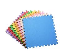 Pack of 18 Interlocking Foam Baby Play Mat, 9mm Thick & Soft Safe EVA Floor Foam Mats for Children,Babies,Toddlers,Kids,Multi Colour