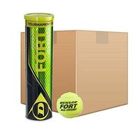 Pack of 18 Tubes of 4x Dunlop Fort All Court Tournament Tennis Balls