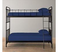 Pack of 2 100% Polycotton Bunk Bed Fitted Sheet 2ft 6" (76cmx190cm) Percale Non-Iron Easy Care Bottom Sheet RVs | Guest Beds | Caravan Campervan (2, Royal Blue)