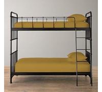 Pack of 2 100% Polycotton Bunk Bed Fitted Sheet 2ft 6" (76cmx190cm) Percale Non-Iron Easy Care Bottom Sheet RVs | Guest Beds | Caravan Campervan (2, Mustard)