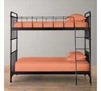 Pack of 2 100% Polycotton Bunk Bed Fitted Sheet 2ft 6" (76cmx190cm) Percale Non-Iron Easy Care Bottom Sheet RVs | Guest Beds | Caravan Campervan (2, Peach)