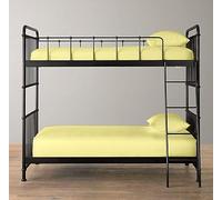 Pack of 2 100% Polycotton Bunk Bed Fitted Sheet 2ft 6" (76cmx190cm) Percale Non-Iron Easy Care Bottom Sheet RVs | Guest Beds | Caravan Campervan (2, Lemon)