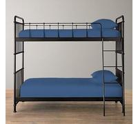 Pack of 2 100% Polycotton Bunk Bed Fitted Sheet 2ft 6" (76cmx190cm) Percale Non-Iron Easy Care Bottom Sheet RVs | Guest Beds | Caravan Campervan (2, Mid Blue)