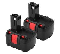 Pack of 2 14.4 V 4800 mAh Ni-MH Replacement Batteries for Bosch BAT038, BAT040, BAT041, BAT140, BAT159, 2607335533, 2607335275, 2607335685, PSR 14.4