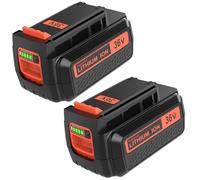 Pack of 2 2.5Ah Replacement for Black Decker Battery 36 V Compatible with Black Decker 36 V Battery LBX2040 LBXR36 BL1336L BL2036 BL2036L BL1336 BL1336-XJ BL1336L BL2036 BL2036-XJ LST1366 Catastro
