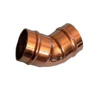 Pack of 2-28mm Solder Ring 45 Degree Elbow (Known as 45 Degree Pipe Fitting / 45 Degree Elbow / 45 Degree Copper Elbow Also Available in 15mm, 22mm, 28mm, 35mm, 42mm and 54mm)