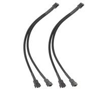 Pack Of 2 3/2/1 Way 4Pin PWMs Fan Splitter Cable 9.8inch PC Fan Extension Cable For Enhanceds Cooling