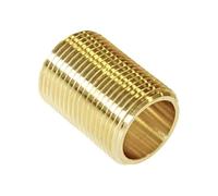 Pack of 2-3/4" x 27mm Brass Running Nipple (Known as Threaded Nipple/Nipple Fittings/Threaded Nipple Fitting/Nipple Pipe Fitting Also Available in 1/2 Inch, 3/4 Inch and 1 Inch BSP)