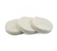 Pack of 2/3/5 Ceramic Wool Round 8.6 x 1.2 cm Ceramic Sponge for Organic Fireplace Indoor Gel & Ceramic Sponge for Bioethanol Burners