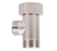 Pack of 2 3 Way Diverters Valves 180 Degree Rotation Water Flows Control Shutoff Set for Bathroom Toilet Plumbing T Bathroom Plumbing