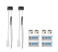 Pack of 2 3D Printer Accessories P1P/P1S, 24V 48W Ceramic Heating Thermistor, Heater, Thermistor, High Precision Control, 3D Printing Thermistor Hotend Replacement Parts with Mounting Clips for Bambu