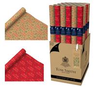 Pack Of 2 3M Christmas Merry Berry Design Gift Wrap Rolls