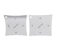 Pack Of 2/4 Professional Guitar Neck Radius Gauge Steel Texture For Accurate Measurement And Optimal Playability Guitar Adjustment Gauge