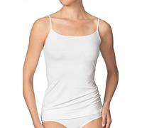 Pack of 2 | 4 women's vests spaghetti top with or without lace black or white with elastic straps made from 100% combed cotton - - Medium
