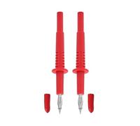 Pack of 2 4mm Investigate Clients Tall Accuracy Instrumentation Probes Permanent PVC Insulation for Electrical Testing PVC Insulated Probes