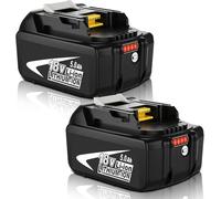 Pack of 2 5000 mAh BL1850B Replacement for Makit-a 18V Battery BL1850 BL1840B BL1860B BL1830B BL1860 BL1840 BL1830 with LED Charging Indicator
