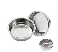 Pack of 2 51 mm Stainless Steel Coffee Filter, Coffee Strainer Espresso Strainer Filter Basket for Espresso Machines Compatible with Delonghi Breville Espresso Machine, Reusable Coffee Filter