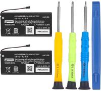 Pack of 2 600 mAh HAC-006 Battery for Nintendo Switch Control, New Upgrade Lithium-Ion High Capacity Battery Replacement Left Right Joy-Con/HAC-015/HAC-016 with Repair Tool