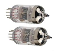 Pack of 2 6H1n-EB Electron Tubes Preamplifier for Speakers with Improved Bass Replacement Compatible with 6N1 ECC85 6AQ8 Vacuum Tubes Glass Material for HiFi Audio Amplifier
