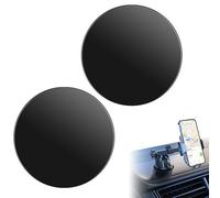 Pack of 2 80 mm / 3.15 Inch Suction Cup Adhesive Pad, Adhesive Mounting Plates for Dashboard, General Motors Adhesive Pads, Mobile Phone Holder, Navigation Mount Plate for GPS Tablet, Car Phone Holder