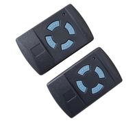 Pack of 2 868 MHz Handheld Transmitter Remote Control Garage Door Opener Compatible with 868 HSM4 HSM4-868 HSE2-868 HS4-868 / Blue Buttons Only