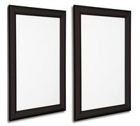 Pack OF 2. A4 Black Aluminium Snap Frames CLICK SIGN OR POSTER HOLDER IDEAL AS MENUS & CERTIFICATES DISPLAY IN 6 SIZES A4 Black snap Frame
