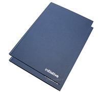 [Pack of 2] A4 Hardback Manuscript Books Feint Ruled 192 Lined Pages
