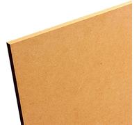 Pack of 2 A4 Size (297mm x 210mm) 9mm Thick MDF Sheets with Smooth Surface for Watercolor Painting, Sketching, Drawing as Well as DIY, Arts and Crafts and Pyrography
