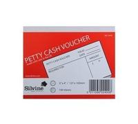 PACK OF 2 A6 PETTY CASH VOUCHER BOOKS 148 105 MM